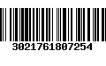Código de Barras 3021761807254