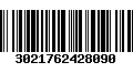 Código de Barras 3021762428090