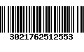 Código de Barras 3021762512553