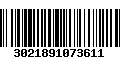 Código de Barras 3021891073611