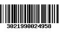 Código de Barras 3021990024958