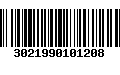 Código de Barras 3021990101208