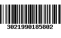 Código de Barras 3021990185802