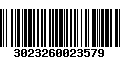 Código de Barras 3023260023579