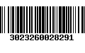 Código de Barras 3023260028291