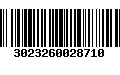 Código de Barras 3023260028710