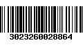 Código de Barras 3023260028864