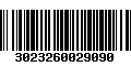 Código de Barras 3023260029090