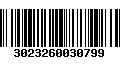 Código de Barras 3023260030799