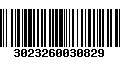 Código de Barras 3023260030829