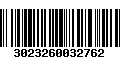 Código de Barras 3023260032762