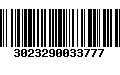 Código de Barras 3023290033777