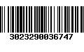 Código de Barras 3023290036747