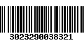 Código de Barras 3023290038321