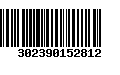 Código de Barras 302390152812