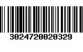 Código de Barras 3024720020329