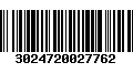 Código de Barras 3024720027762