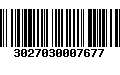 Código de Barras 3027030007677