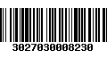 Código de Barras 3027030008230