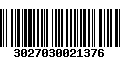 Código de Barras 3027030021376