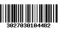 Código de Barras 3027030104482