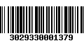 Código de Barras 3029330001379