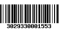 Código de Barras 3029330001553