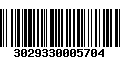 Código de Barras 3029330005704