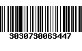 Código de Barras 3030730063447