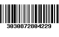 Código de Barras 3030872804229