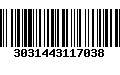 Código de Barras 3031443117038