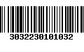 Código de Barras 3032230101032