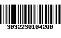 Código de Barras 3032230104200