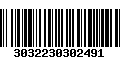 Código de Barras 3032230302491