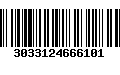 Código de Barras 3033124666101