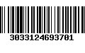 Código de Barras 3033124693701