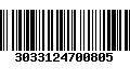 Código de Barras 3033124700805