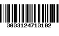 Código de Barras 3033124713102