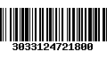 Código de Barras 3033124721800