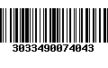 Código de Barras 3033490074043