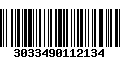 Código de Barras 3033490112134