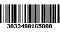 Código de Barras 3033490165000