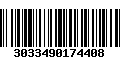 Código de Barras 3033490174408