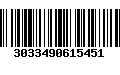 Código de Barras 3033490615451