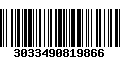 Código de Barras 3033490819866