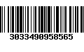 Código de Barras 3033490958565