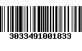 Código de Barras 3033491001833