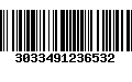 Código de Barras 3033491236532