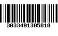 Código de Barras 3033491305818