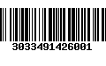 Código de Barras 3033491426001